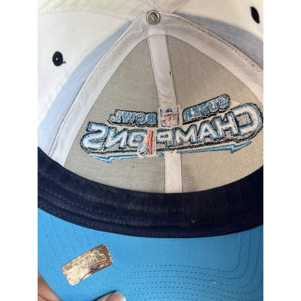 Indianapolis Colts 2007 NFL SUPER BOWL XLI Champions Locker Room Hat Strapback - Picture 5 of 10